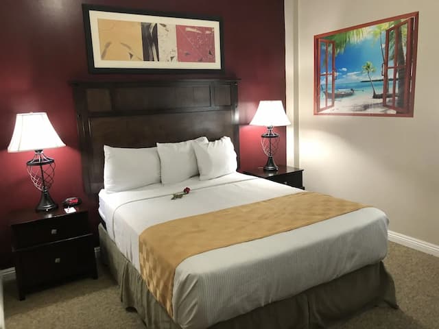 洛杉磯市中心騎士酒店-客房, 1 張加大雙人床-9