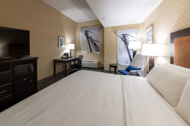 Holiday Inn Express Hotel & Suites Riverport Richmond by IHG-套房, 1 张特大床, 按摩浴缸-2