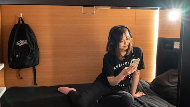 뮤직 시티 호텔 - 홈 오브 더 샌프란시스코 뮤직 홀 오브 페임-Single Bed in Female 2 Bed Capsule Room-6