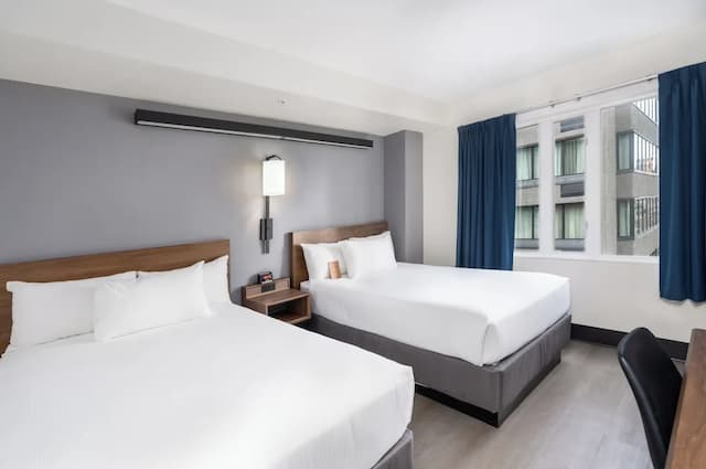 YWCA 酒店-客房, 2 張標準雙人床, 私人浴室-4