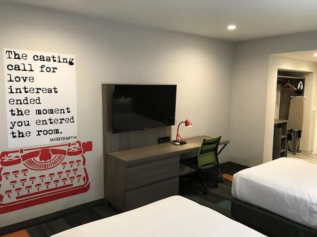 ロードウェイ  イン ニア メルローズ アベニュー-スタンダード ダブルルーム ダブルベッド 2 台 禁煙-1