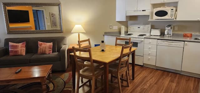 タイムズスクエアスイーツホテル-クラシック アパートメント クイーンベッド 1 台ソファーベッド付き-3