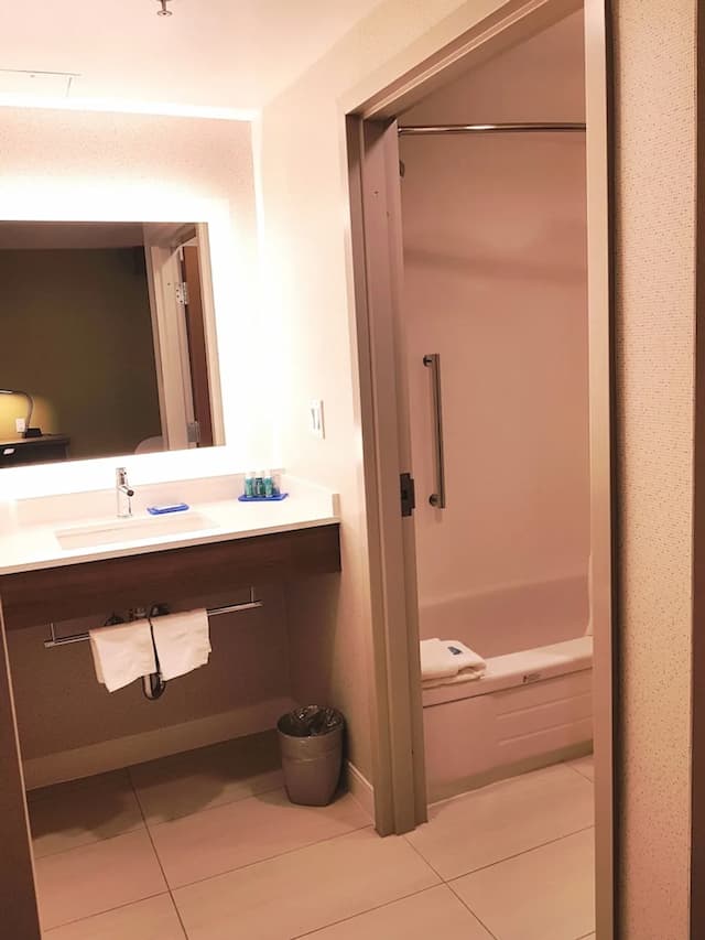 福利智選假日套房酒店 (IHG 旗下酒店)-標準客房, 1 張特大雙人床及 1 張梳化床-2