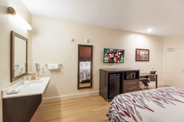 Red Roof Inn Houston - Willowbrook-Deluxe Room, 1 King Bed, Accessible (Smoke Free)-3