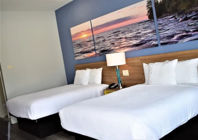 休斯敦大學 - 市中心溫德姆戴斯套房飯店-舒適客房, 2 張加大雙人床, 非吸煙房-20