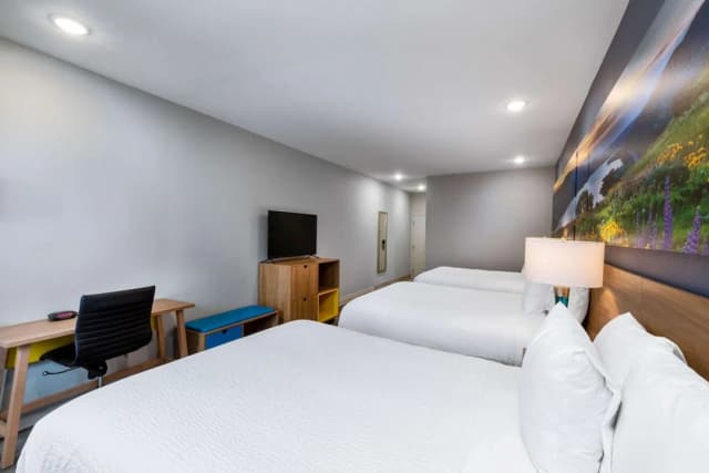 休斯敦大學 - 市中心溫德姆戴斯套房飯店-舒適客房, 多張床, 非吸煙房-9