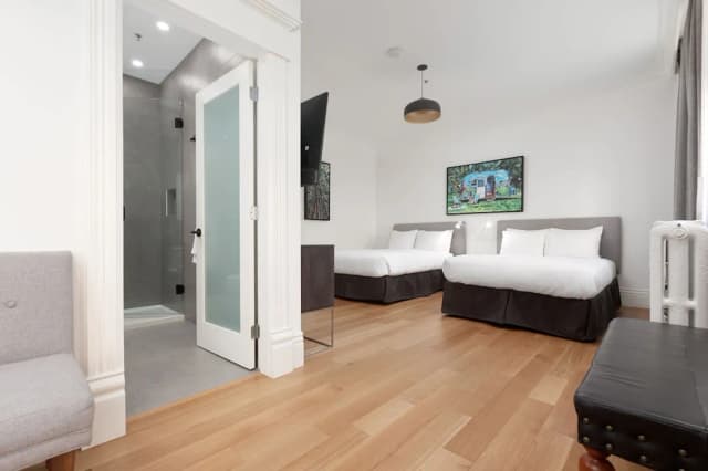 빅토리안 호텔-룸, 더블침대 2개 (Legacy)-7