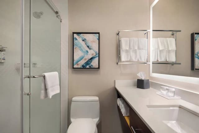 溫哥華市中心假日套房酒店-標準客房, 2 張加大雙人床, 露台-4