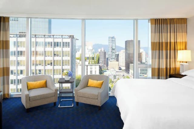 溫哥華喜來豋華爾中心-客房, 1 張特大雙人床 (High Floor)-7