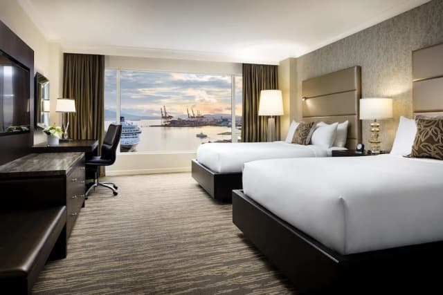 Fairmont Waterfront-特色客房, 2 张双人床, 海港景观-4