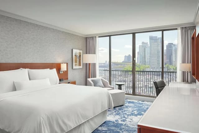 ザ ウェスティン ベイショア バンクーバー-プレミアム ルーム キングベッド 1 台 マリーナビュー-1