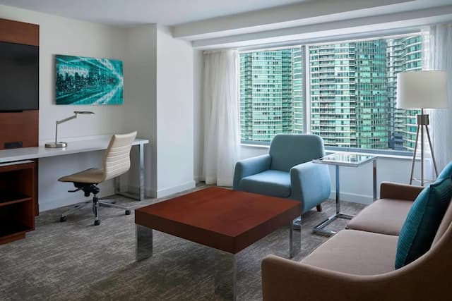 トロント マリオット シティ センター ホテル-ファミリー スイート 1 ベッドルーム-6