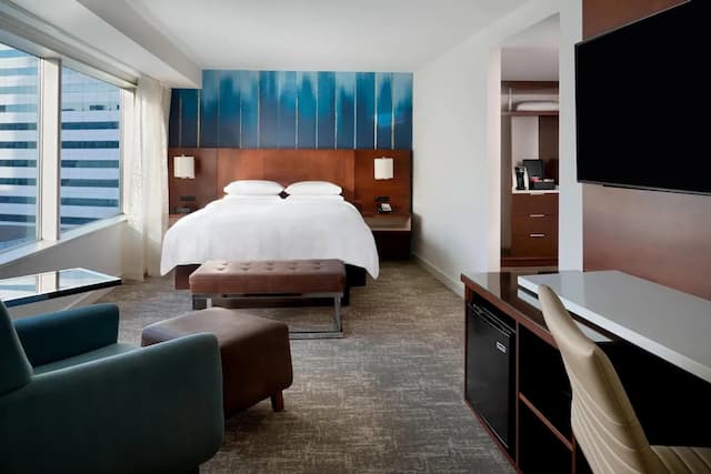 トロント マリオット シティ センター ホテル-ルーム クイーンベッド 1 台-1