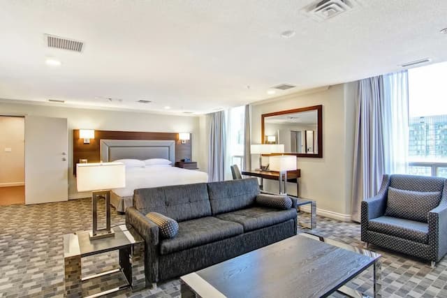 DoubleTree by Hilton Hotel Toronto Downtown-Suite, 1 King Bed with Sofa bed, Kitchen-1