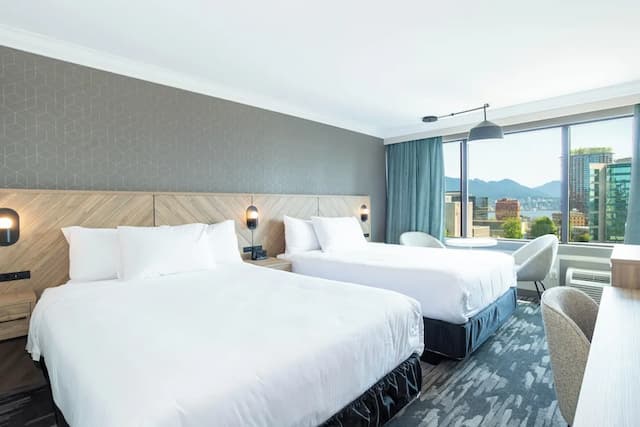 サンドマン ホテル バンクーバー ダウンタウン-スタンダード ルーム クイーンベッド 2 台 (North Tower)-1