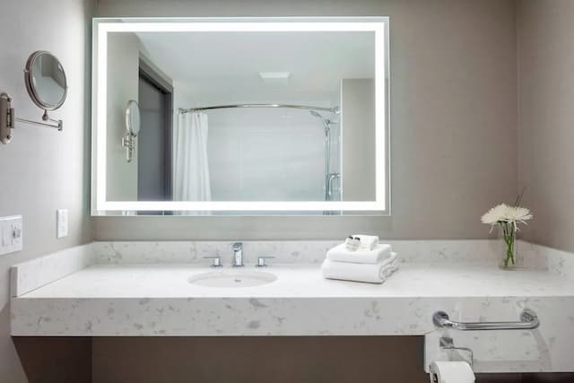 쉐라톤 밴쿠버 길퍼드 호텔-트래디셔널룸, 킹사이즈침대 1개 및 소파베드-7