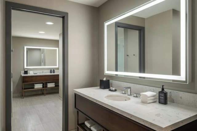 쉐라톤 밴쿠버 길퍼드 호텔-펜트하우스, 킹사이즈침대 1개 및 소파베드-14