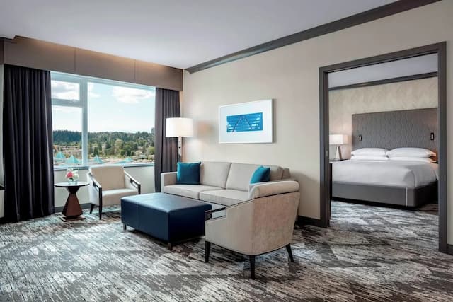 쉐라톤 밴쿠버 길퍼드 호텔-펜트하우스, 킹사이즈침대 1개 및 소파베드-7