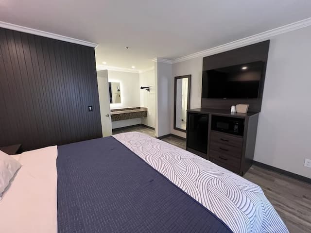 LAX 雲 9 號旅館-豪華單人房, 1 張特大雙人床-5