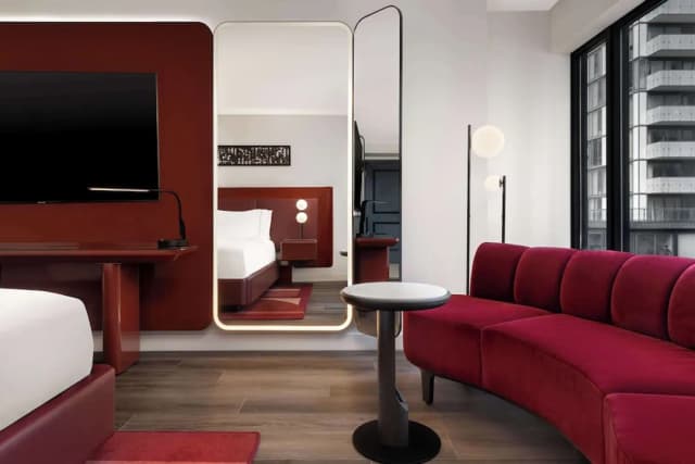 힐튼의 큐리오 컬렉션, 리버리 토론토 다운타운-룸, 킹사이즈침대 1개, 시내 전망-5