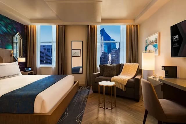 エクスチェンジ ホテル バンクーバー-デラックス ルーム キングベッド 1 台-1