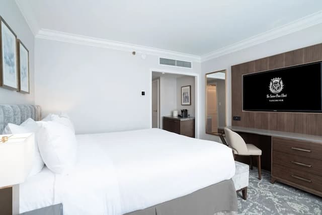 더 서튼 플레이스 호텔 밴쿠버-프리미엄룸, 킹사이즈침대 1개-5