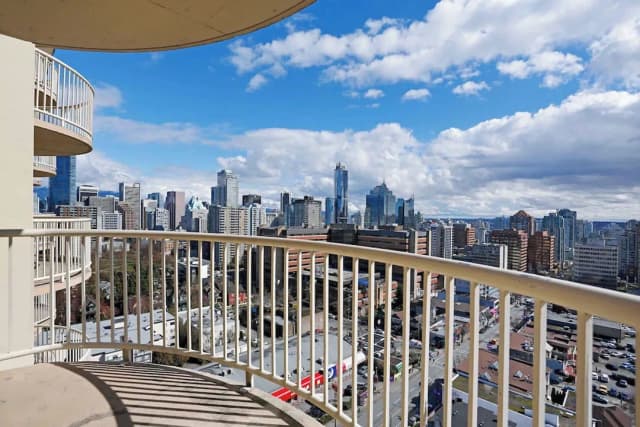 溫哥華戴維桑德曼套房酒店-套房, 廚房, 城市景 (2 Single Beds, Sofa Bed, W/D, Balcony)-7