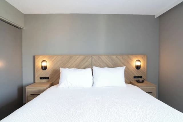 溫哥華戴維桑德曼套房酒店-標準套房, 1 張加大雙人床及 1 張梳化床, 廚房 (W/D, Balcony)-3