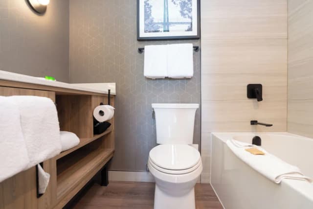 溫哥華戴維桑德曼套房酒店-標準套房, 1 張加大雙人床及 1 張梳化床, 廚房 (W/D, Balcony)-7