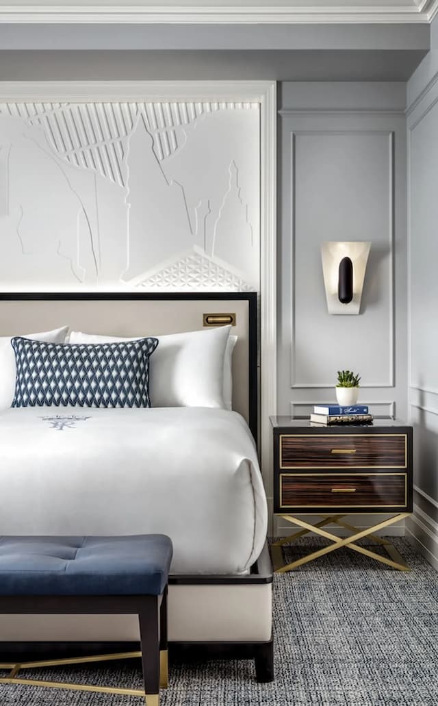 費爾蒙特皇家約克黃金體驗酒店-Fairmont Gold, 客房, 1 張特大雙人床, 非吸煙房, 可使用俱樂部酒廊-2