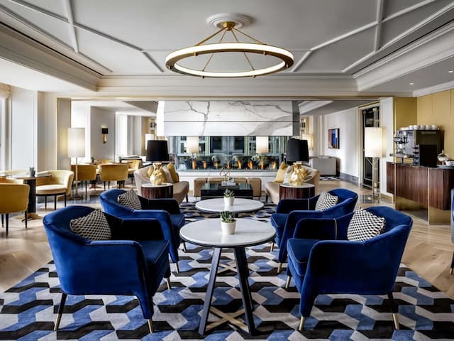 費爾蒙特皇家約克黃金體驗酒店-Fairmont Gold, 客房, 1 張特大雙人床, 非吸煙房, 可使用俱樂部酒廊-5