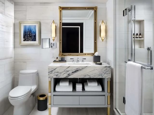 費爾蒙特皇家約克黃金體驗酒店-Fairmont Gold, 客房, 1 張加大雙人床, 非吸煙房, 可使用俱樂部酒廊-4