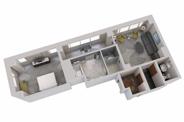 The Ritz-Carlton, Toronto-Club Suite, 1 Bedroom, Corner-10