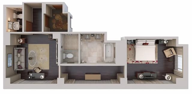 The Ritz-Carlton, Toronto-Suite, 1 King Bed with Sofa bed, Corner-7