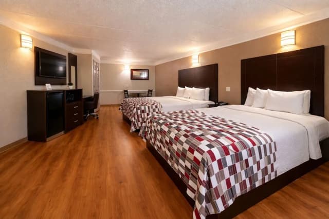 레드 루프 인 & 스위트 휴스턴 - 하비 에어포트-스위트, 퀸사이즈침대 2개, 금연, 주방-9