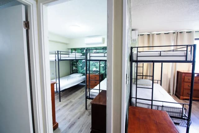 ワイキキ ビーチサイド ホステル-6 Bed Co-Ed Dorm with Kitchen-5