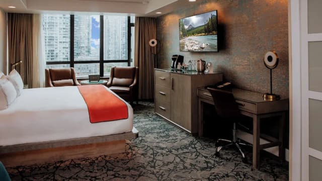 溫哥華帕克酒店-豪華客房, 1 張加大雙人床-1