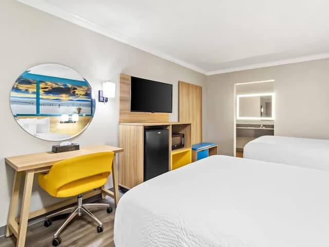 東休士頓溫德姆戴斯酒店-雙人房, 2 張標準雙人床-2