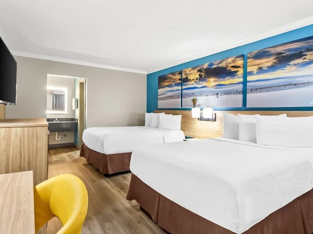 東休士頓溫德姆戴斯酒店-雙人房, 2 張標準雙人床-4