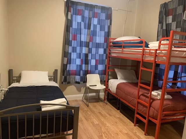 奧蘭治村旅舍-標準客房, 3 間臥室, 非吸煙房, 共用浴室-13