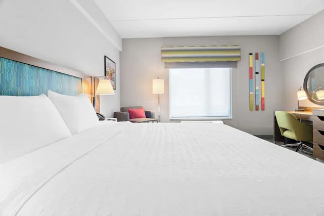 芝加哥醫學區 UIC 希爾頓歡朋套房飯店-開放式客房, 1 張特大雙人床, 無障礙, 浴缸-6