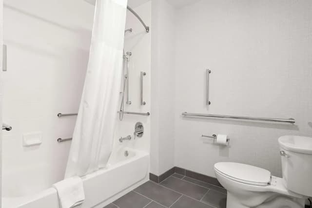 芝加哥醫學區 UIC 希爾頓歡朋套房飯店-開放式客房, 2 張加大雙人床, 無障礙, 浴缸-9