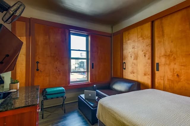 램스 호텔-디럭스룸, 퀸사이즈침대 1개 및 소파베드, 시내 전망-15