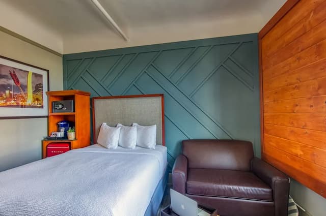 램스 호텔-디럭스룸, 퀸사이즈침대 1개 및 소파베드, 시내 전망-10