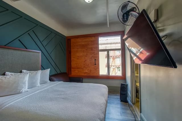 램스 호텔-디럭스룸, 퀸사이즈침대 1개 및 소파베드, 시내 전망-12