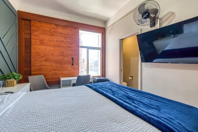 램스 호텔-디럭스룸, 퀸사이즈침대 1개 및 소파베드, 시내 전망-18