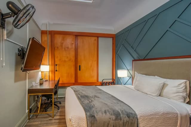 램스 호텔-1 Queen Bed with Sofa Bed, Shared Bathroom-15