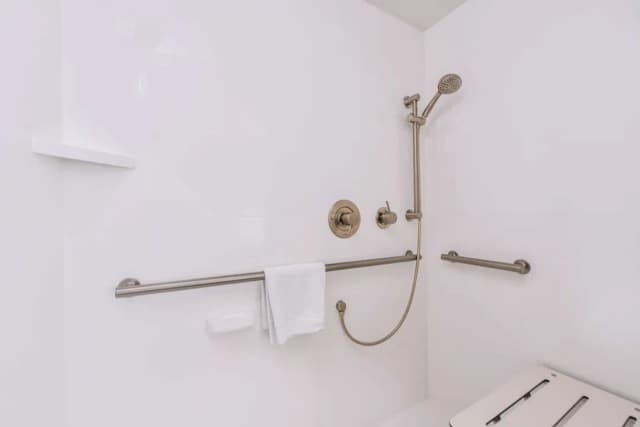 햄프턴 인 시애틀-에어포트-룸, 더블침대 1개, 장애인 지원 (Roll-In Shower)-5