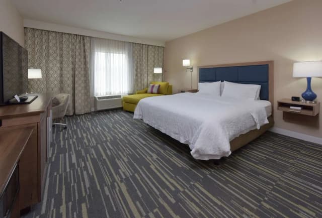 Hampton Inn & Suites Seattle/Redmond-Room, 1 King Bed, Accessible, Non Smoking (w/ roll-in shower)-2