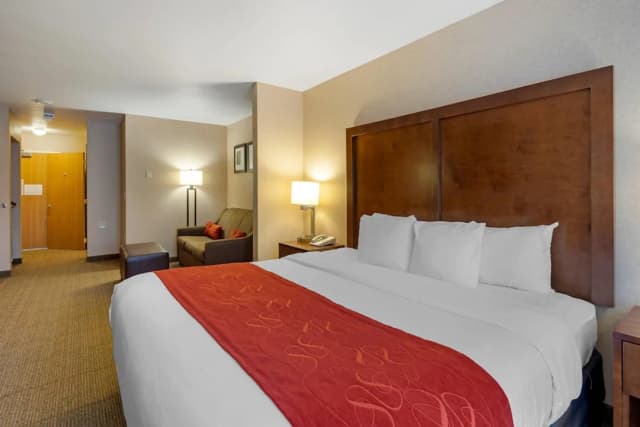 安克拉治國際機場凱富全套房飯店-套房, 1 張特大雙人床和 1 張沙發床, 無障礙, 非吸煙房-2